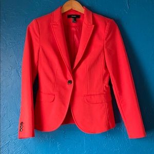 Orange blazer